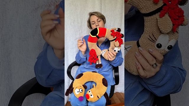 Видеообзор дорожной подушки Япо моему МК Подушка для путешествий Конь Огонь