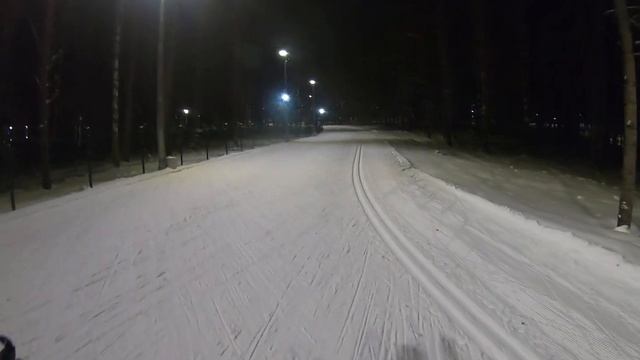 Красноярск. Академия биатлона. Февраль вечер субботы