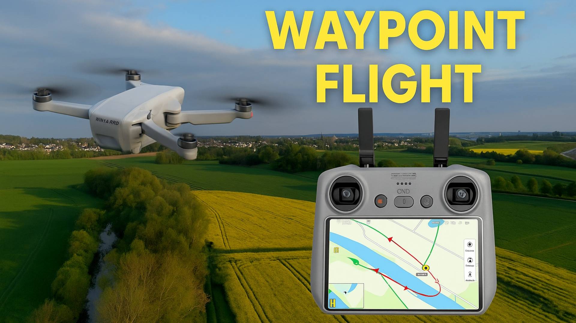 Пролёт по заданным точкам на DJI Mini 4 Pro