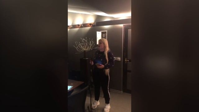 Алена Андерс на репетиции