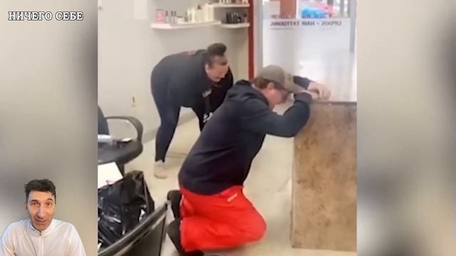 Самые смешные падения, которые случайно попали на камеру