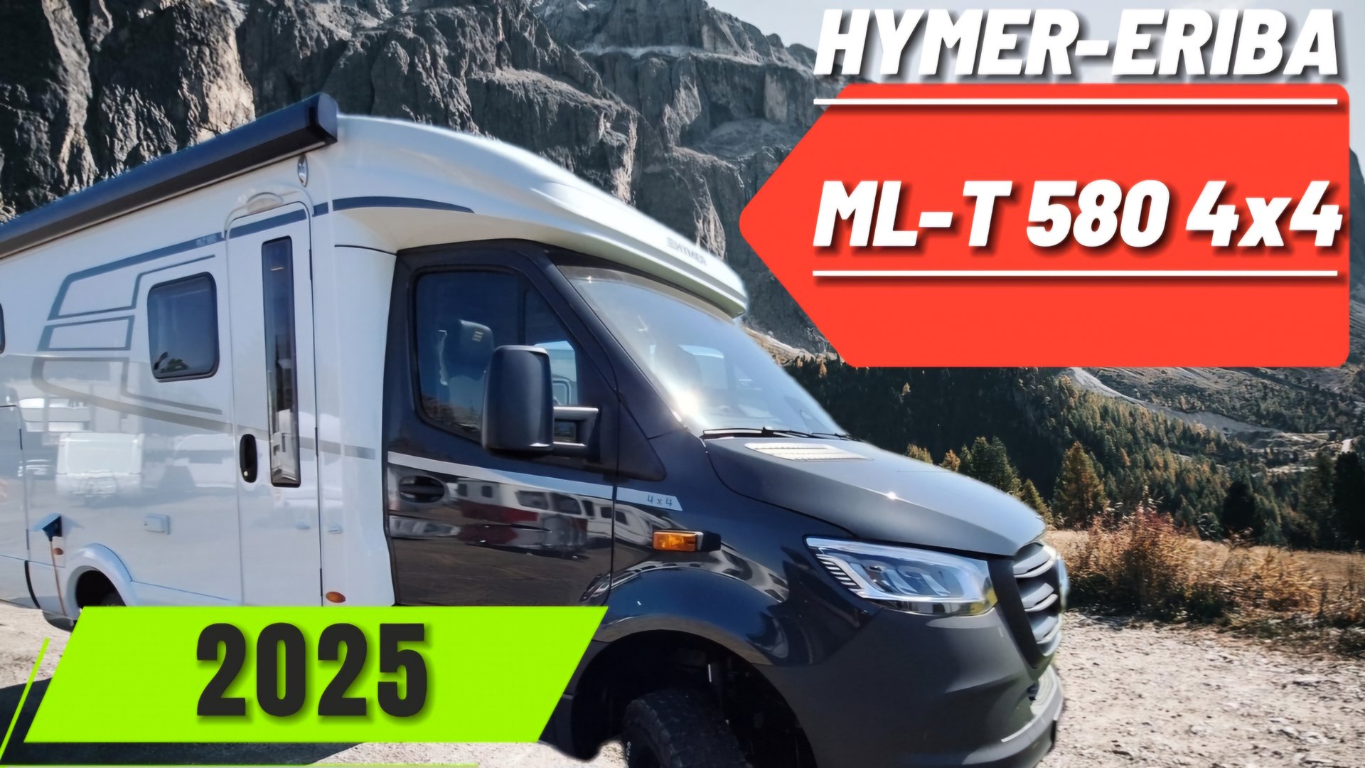 Автодом Mercedes Hymer ML-T580 4x4 Allrad Modell 2025