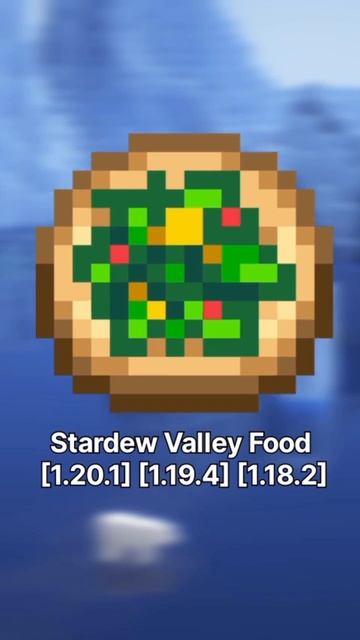 Stardew Valley Food.                                  #minecraft #мод #майнкрафт #модифікація #їжа