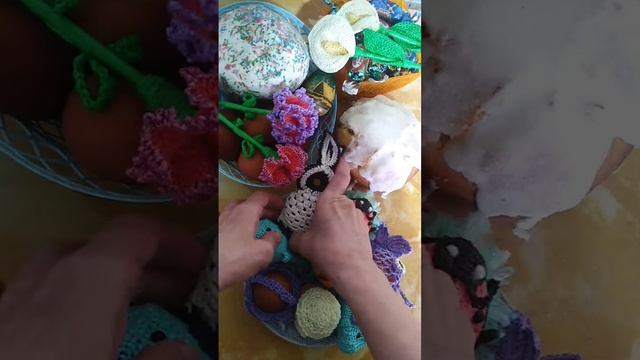 К Пасхе из пакетов для мусора
