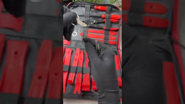 19 предметов красный набор сьемников для обшивки салон