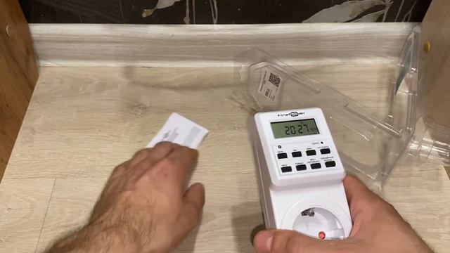 Распаковка таймера розеточного FinePower ST-A0120