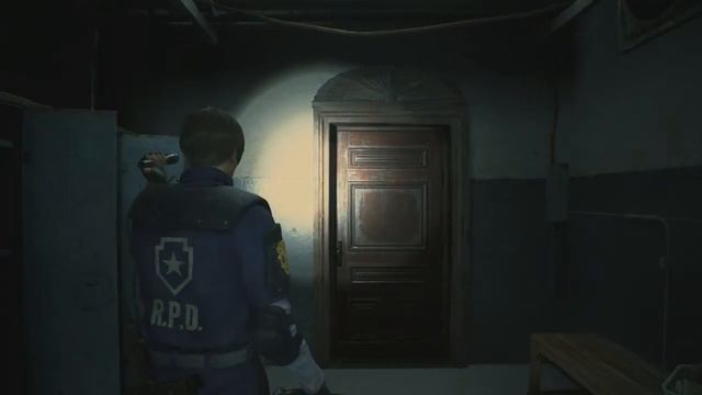 Resident Evil 2 Remake,прикол с Тираном XD