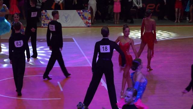 НЕВСКАЯ ОСЕНЬ 25.11.23, бальные танца Ю2, Латина, Любовь Маслюк Иван Букарев