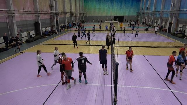 Deadline Cup - Турнир по волейболу. 12.02.2022. Янги - Хищники. Сет 2.