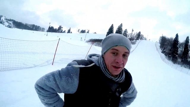 Как я впервые встал на сноуборд