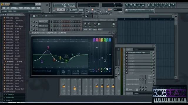 Fl Studio битло по черному от лекса лугера 808 кик