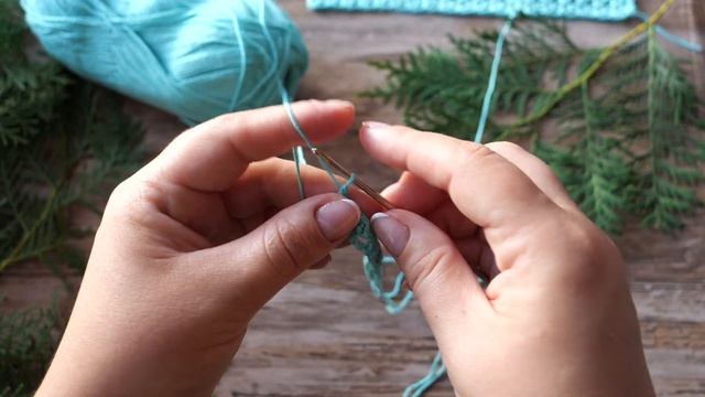 Фоновый ажурный узор крючком