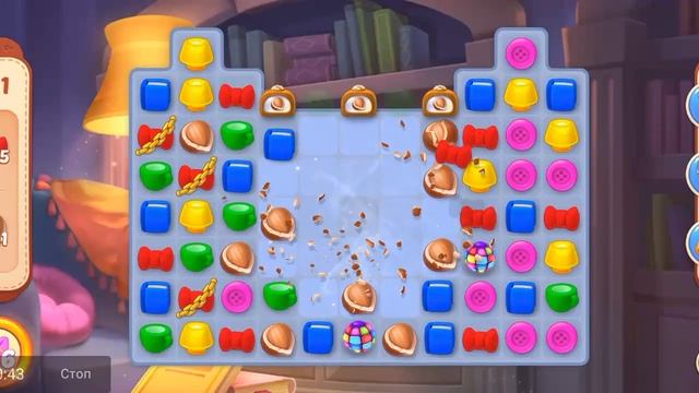 Прохождение игры Homescapes 1519 уровень