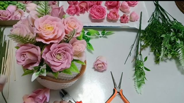 мыловарение/нежный букет роз/🤗