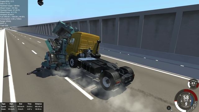 Сколько ПЕГИОНОВ ОСТАНОВИТ КАМАЗ - BeamNg Drive