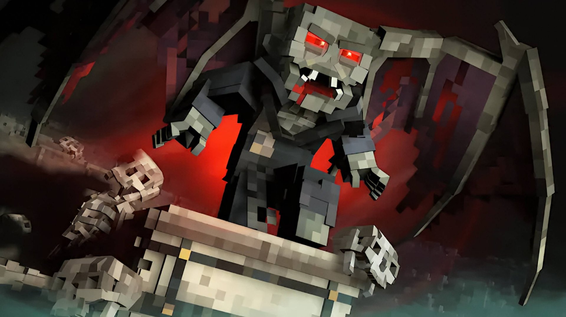 БЕГИ! ОНО ВЫШЛО ИЗ СКЛЕПА - Страшилки Майнкрафт