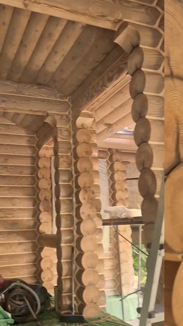 Сруб в Работе - Герметик на слой Масла | #деревянныедом?