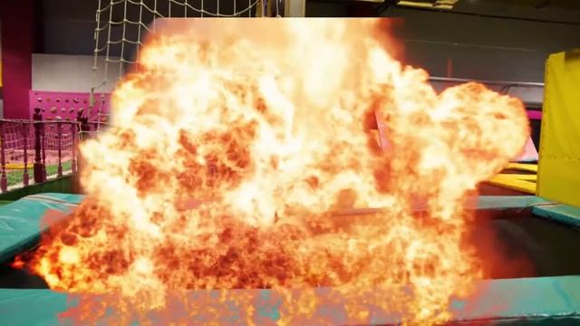 Как я коняшку поборол на батуте. Джон Сина отдыхает...