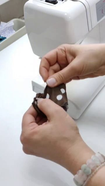 Резинка для волос за 10 минут #шитьё #рукоделие #шьюсама