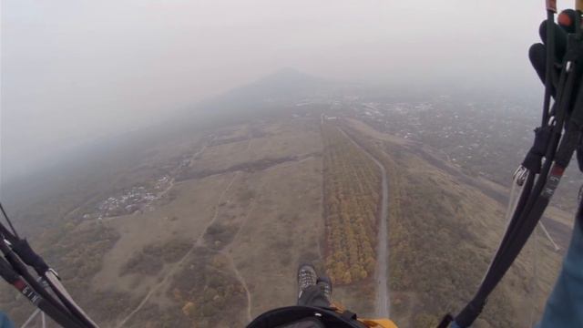 Осенние полеты на Бештау.  Flight From Mount Beshtau.