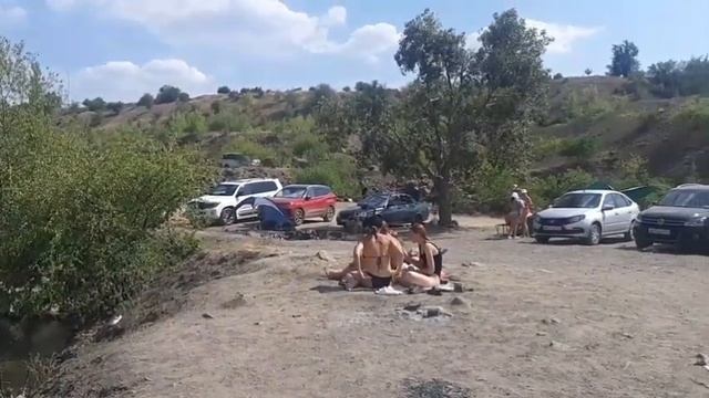 Затопленый карьер теперь отдых для людей