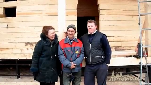 Дом из бруса в деревне Воскресенки