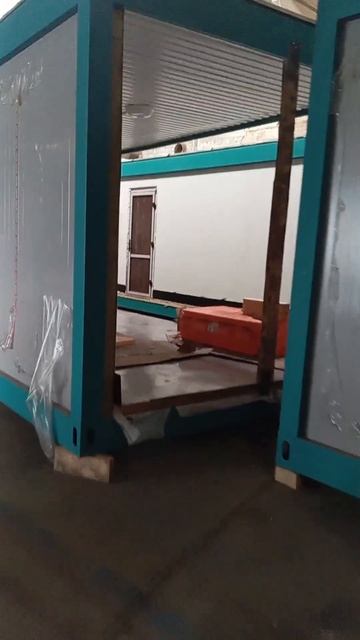 модульная баня, подготовка к отгрузке