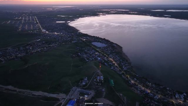 Закат в городе Кокшетау. Самый лучший закат. Смотреть в 4К разрешении!