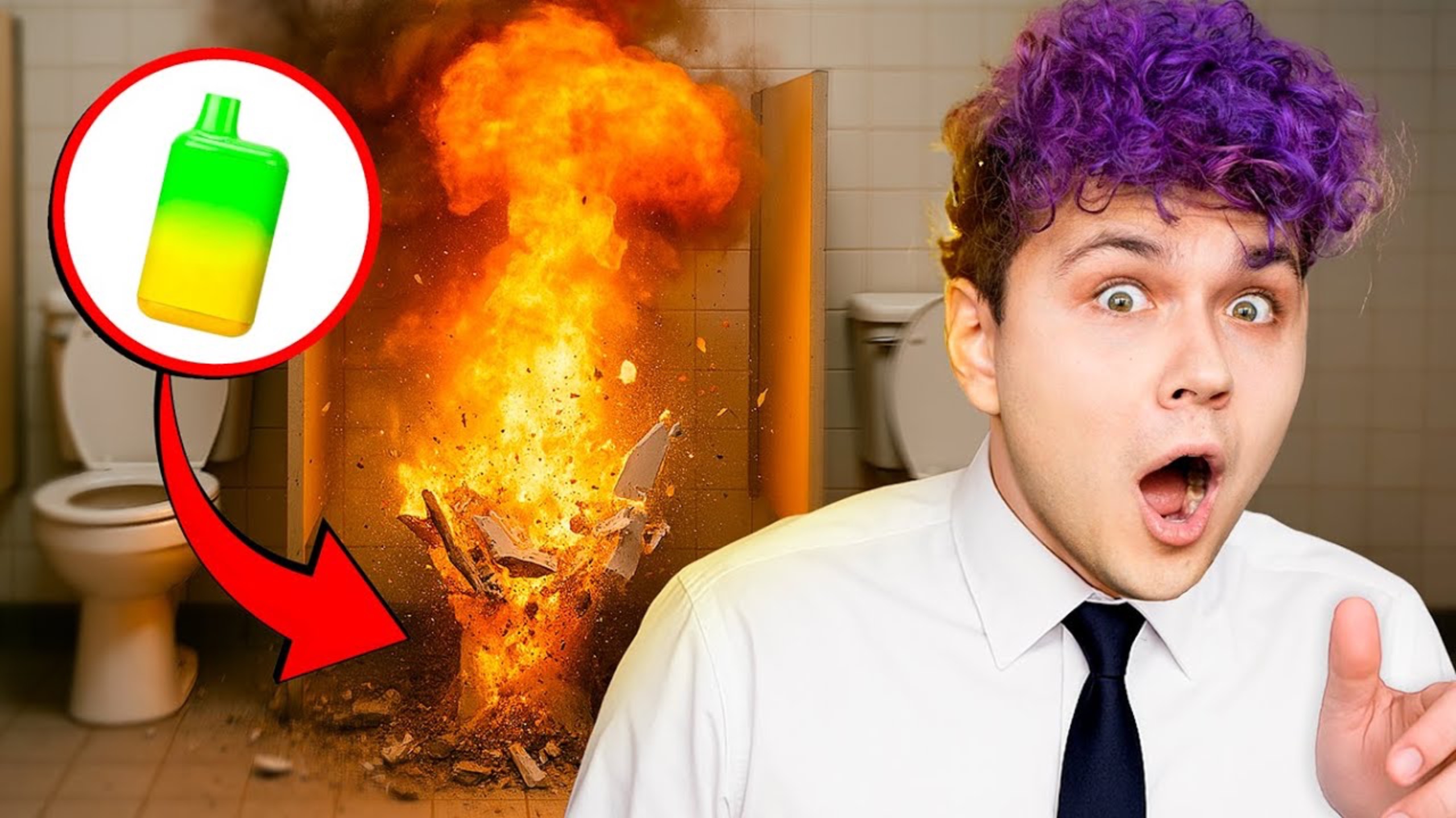 ОДНОРАЗКА взорвалась в ТУАЛЕТЕ.... 💥 Школьные истории моих ПОДПИСЧИКОВ