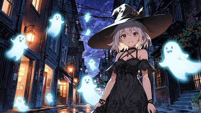 The Cutest Witchy 🌃 Lofi Fall Vibes 🌃 Night Lofi Songs To Make You Enjoy The Autumn Night Vibes