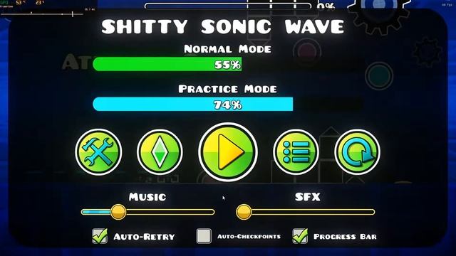 ПРОХОЖУ SONIC WAVE   | GEOMETRY DASH