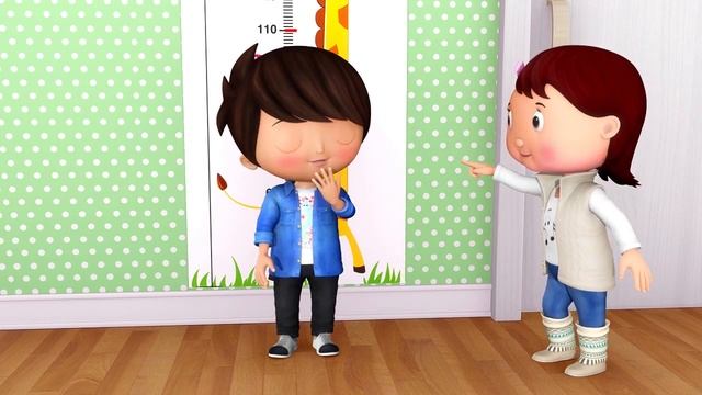 детские песенки |  Измеряем рост | Little Baby Bum Junior | мультфильмы для детей