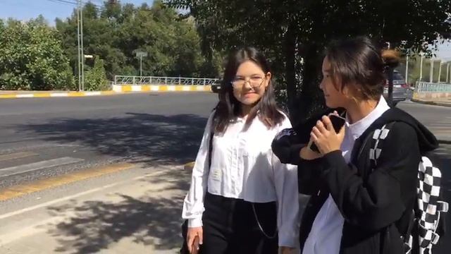 Ученицы 7 класса сш 48 об изменениях на перекрестке Малдыбаева-Ахунбаева