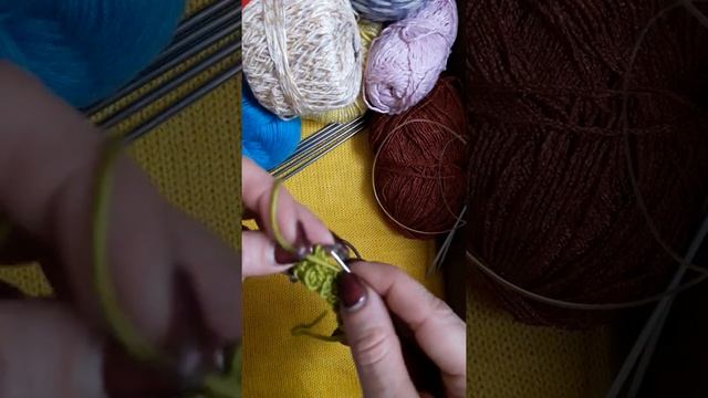 Уроки вязания спицами. Урок 9. Рисовая вязка.