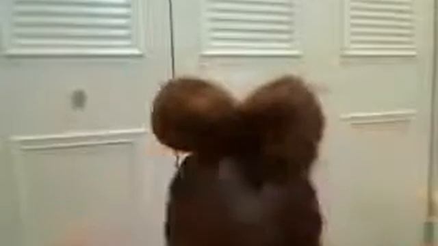 Как сделать причёску  бантик