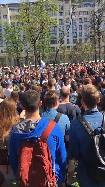 Протестная акция 5 мая 2018 года в Москве