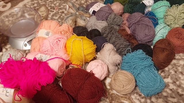 Буду Вязать Из Остатков ПЛЕД