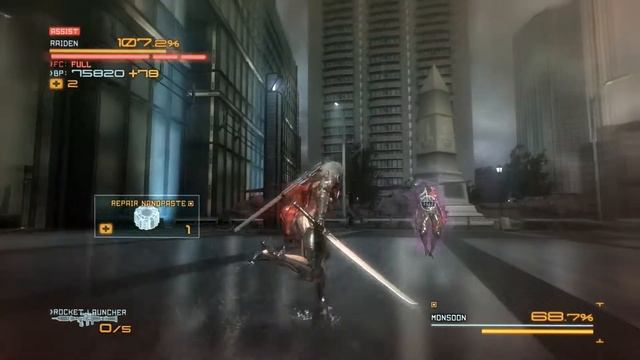 METAL GEAR RISING REVENGEANCE Шестой опыт
