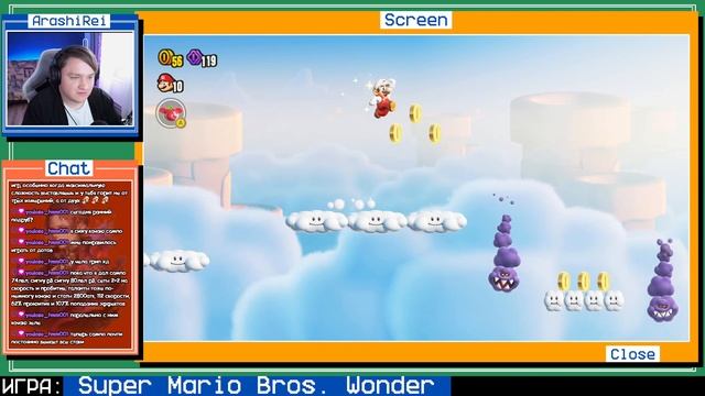 Мой первый Марио! Начинаем проходить! | Super Mario Bros. Wonder | #1