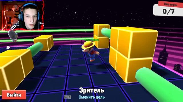 КООП - Stumble Guys - Прохождение #1 БЕГУЩИЕ В ЛАБИРИНТЕ.