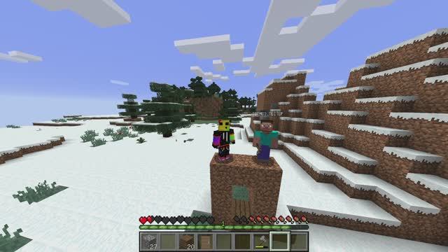 ИГРАЕМ С ПАПОЙ В Minecraft #2