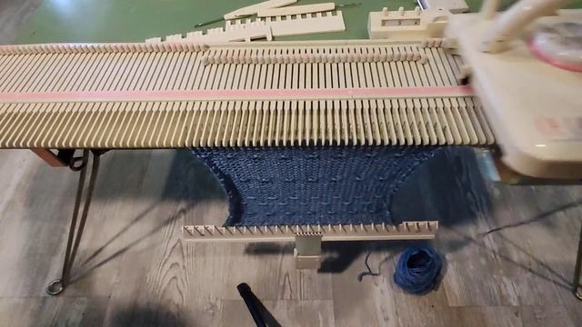 Вязальная машина Silver Reed Lk 300, тест работы