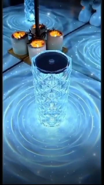 Светильник ночник сенсорный кристалл