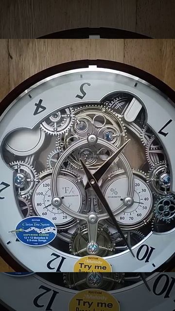 Японские настенные часы Rhythm 4MH886WU23 из серии Magic Motion.