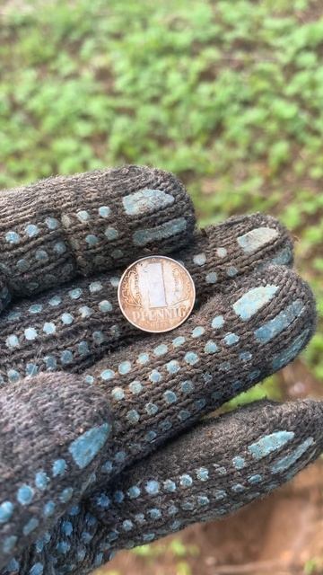 1 пфенниг ГДР.#поисккладов#коп#монеты#nokta