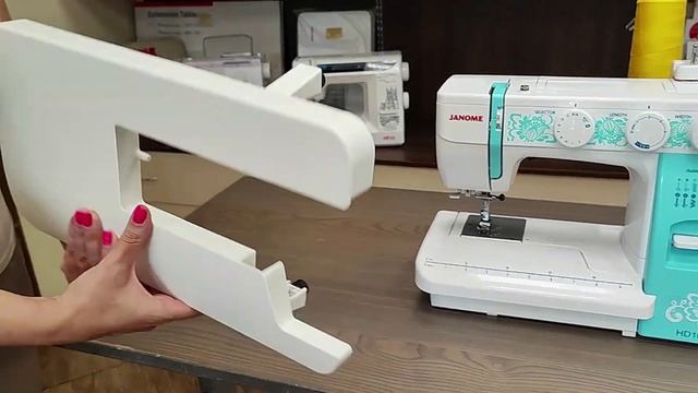 Janome HD1019.  Расширительный столик