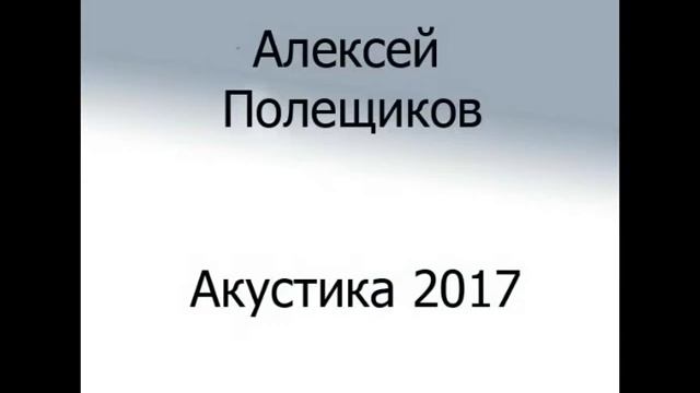 Алексей Полещиков (Акустика 2017)