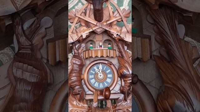Кукушка механическая. Германия. 7 дневная с шарманкой.
