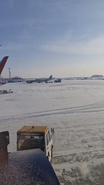 Аэропорт #Тюмень #Рощино #подготовка к полету #A320 #Airbus #t
