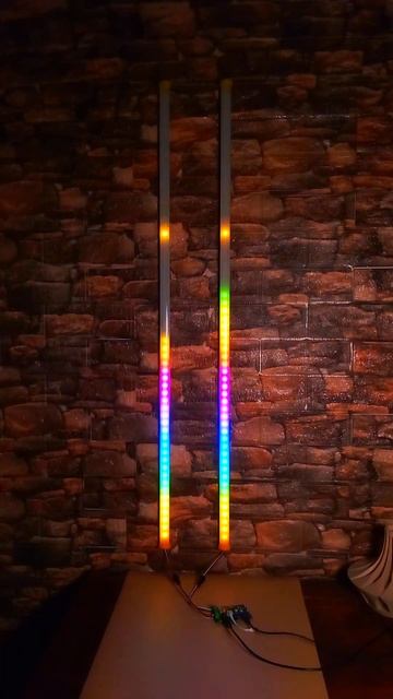 Плата LED VU-METR STEREO IR з дистанційним управлінням  #ledlights #le